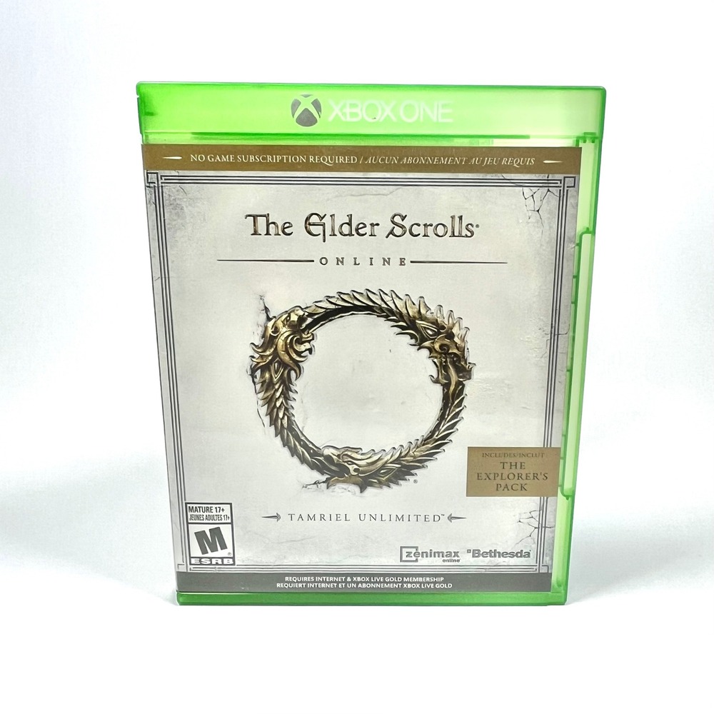 The Elder Scrolls Online Tamriel Unlimited Xbox One Complete CIB Tested Manual